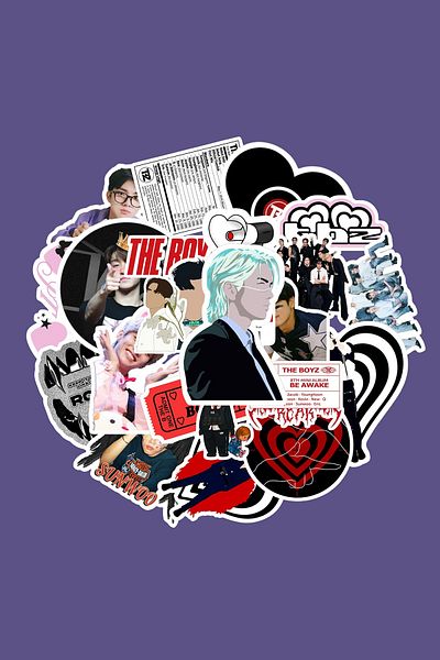 dadi ramba The Boyz Sticker Pack -Bullet Journal - Agenda -Laptop Sticker Decal