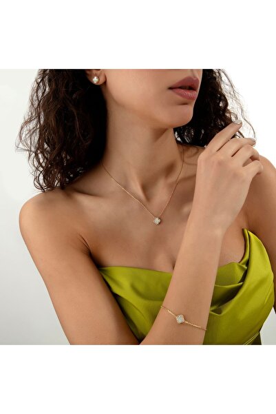 Ersöz Kuyumculuk 14 Ayar Cleef Yonca Kolye