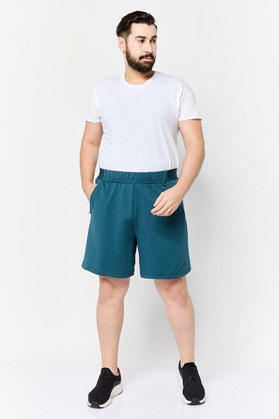 adidas Men Sportwear Fit Yoga Shorts, Teal Blue