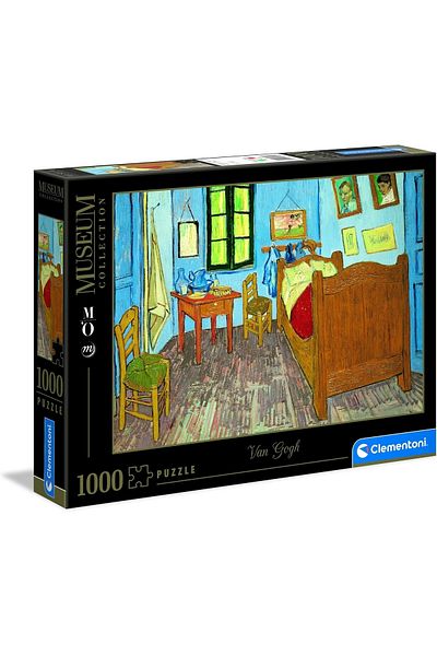 CLEMENTONI 39616, Bedroom in Van Gogh Arles, 1000 Piece Puzzle