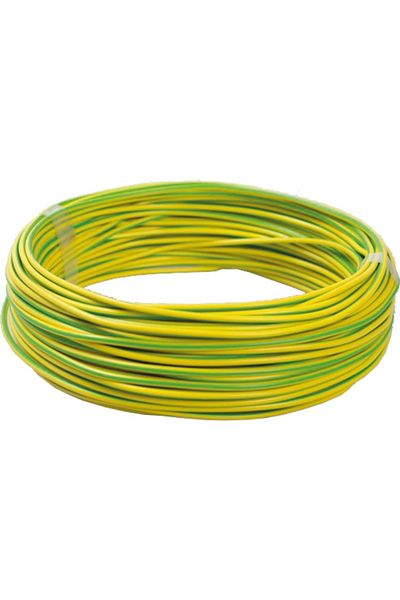 flores Cablu conductor FY, 1.5 mm, rola 100 m, verde galben