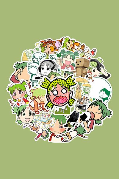 dadi ramba Yotsuba Sticker Pack -Bullet Journal - Agenda -Laptop Sticker Decal