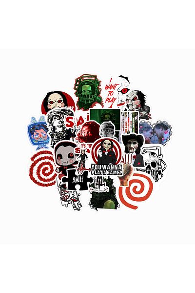dadi ramba Chainsaw Saw Sticker Pack -Bullet Journal - Agenda -Laptop Sticker Decal
