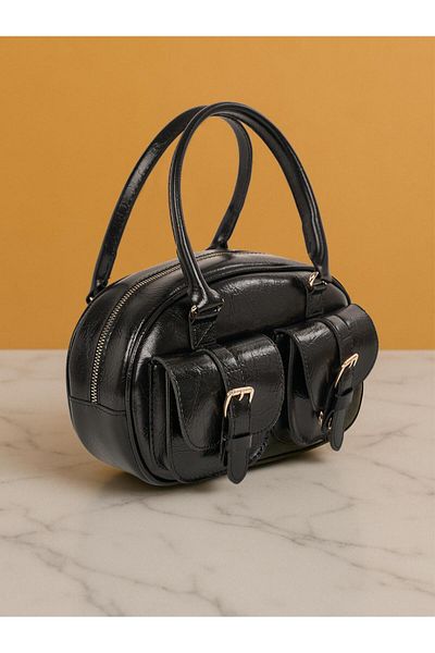 HONEY BAG Miki Double Pocket Useful Women's Hand, Arm and Shoulder Bag
