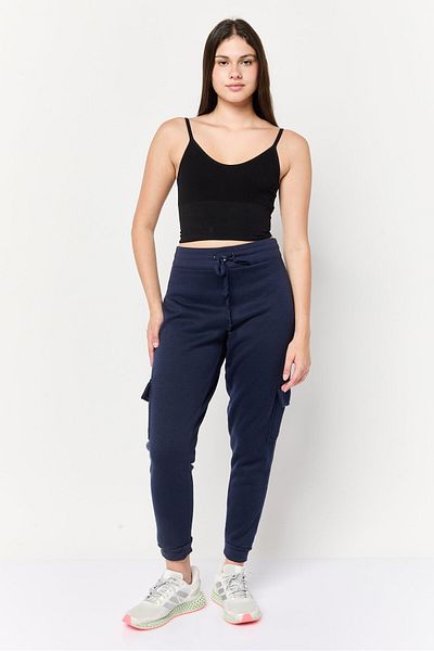 BSP Women Sportswear Fit Outdoor Track Pants, Navy