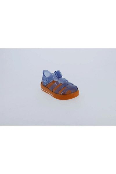 IGOR Звездни двуцветни сандали S10270 Marino / Naranja