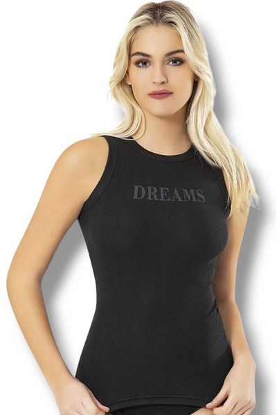 Fanilam Kota Women's Crew Neck Sleeveless Ribbed Modal Tank Top T-Shirt, Anti-Sweat Extra Soft Camisole