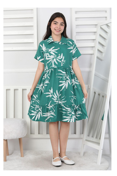 My Kids Wear Sa deznom Haljina sa mašnom za devojčice