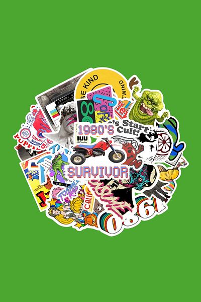 dadi ramba Vintage Sticker Pack -Bullet Journal - Agenda -Laptop Sticker Decal