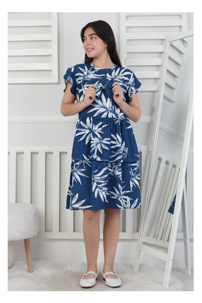 My Kids Wear Sa deznom Haljina sa mašnom za devojčice