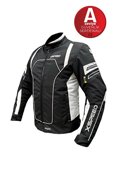 Xspeed Anger Plus 4 Seasonal Protection Motorcycle Jacket New Season Black White