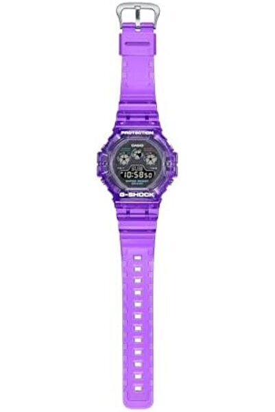 Casio G-Shock Watch - DW-5900JT-6DR Clear Dial, Purple Band