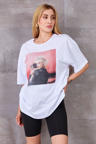 DPARİS Τυπωμένο μπλουζάκι Oversize