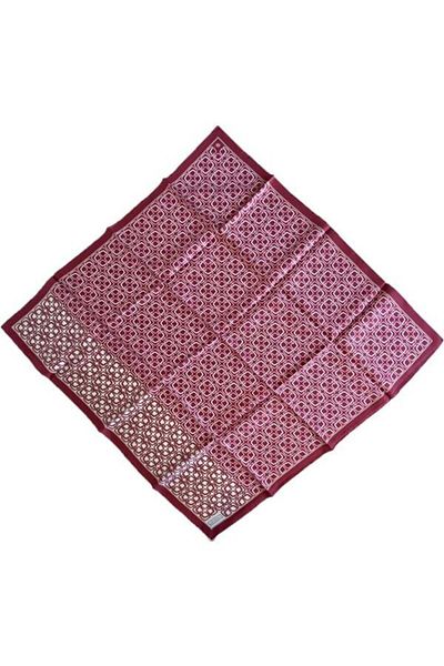 Armine Silk Scarf 2025 Winter - 9248-82 Burgundy Twill