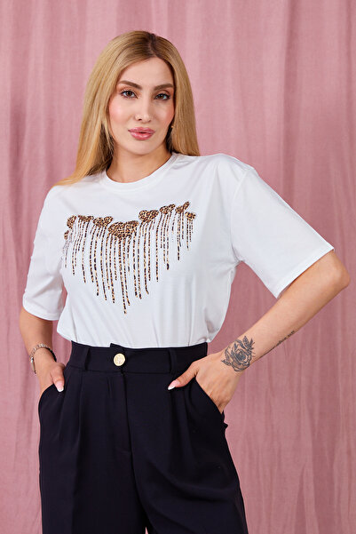 DPARİS Футболка Leopar Kalpli