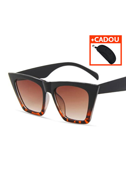 REDz Accessories Sunglasses, Women, Oversize, Half Animal Print Model, UV400 ...