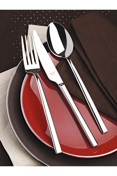 Viyalente Set of 12 Vizyon Dinner Knives Stainless Steel
