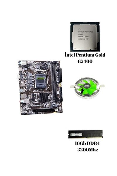 RAMTECH Rbd10053 G5400 Pentium Gold / 16Gb Ram / Cpu Fan Bundle Set