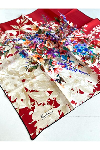 Pierre Cardin Μεταξωτό κασκόλ Sura 44960 Κόκκινο Μικτό σχέδιο