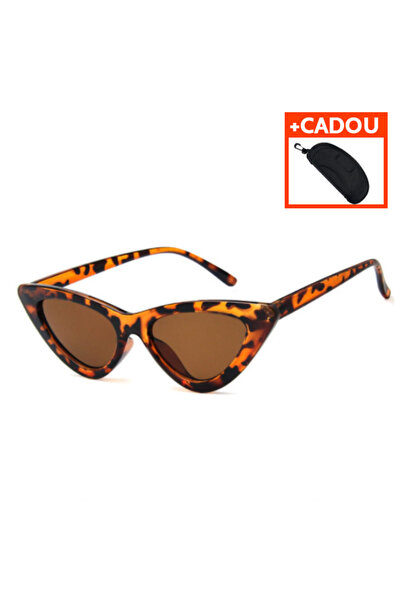 REDz Accessories Слънчеви очила, дамски, модел котешко око, леопард, UV400 за...