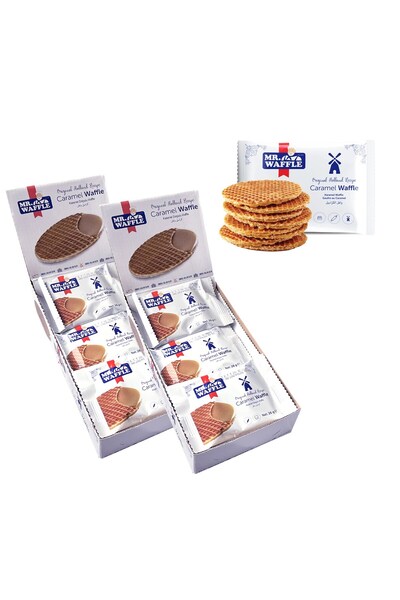 MR.WAFFLE Caramel Waffle 26 gr 18 li Kutu x 2 Adet (Toplam 36 Adet)