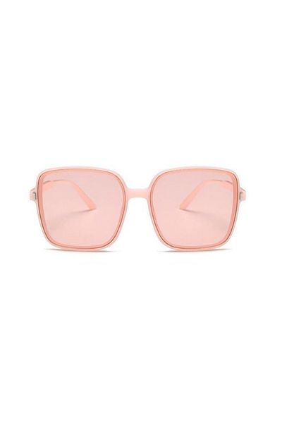 REDz Accessories Ochelari de soare supradimensionați, vintage, pentru femei, protecție UV400, roz
