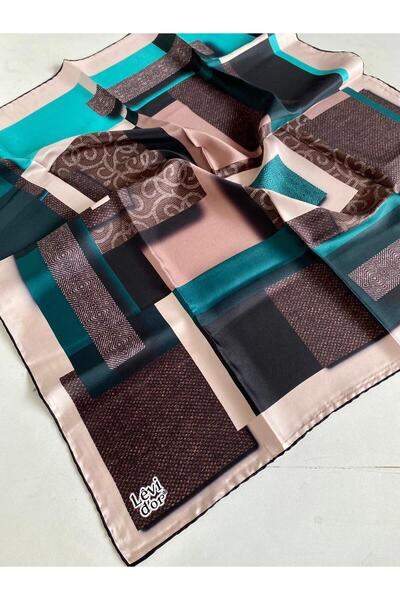 Levidor Eșarfă de mătase Tivil 43969 Model mixt pudră