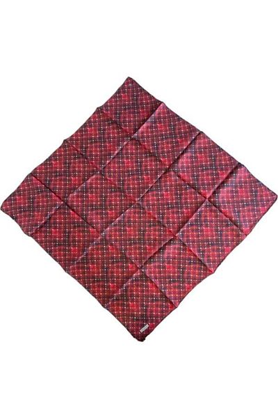 Armine Tivil Silk Scarf 9259-80 Red Mixed Pattern