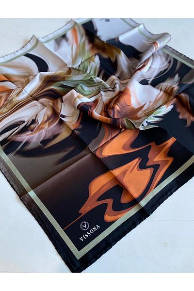 Vissona Μεταξωτό κασκόλ Twill