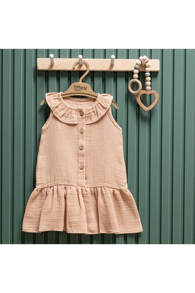 Tiffany Baby Kız Bebek Müslin Theme Elbise 26086