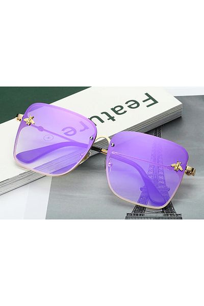 REDz Accessories Sunglasses, Women, Oversized Model, UV400 Protection, Purple