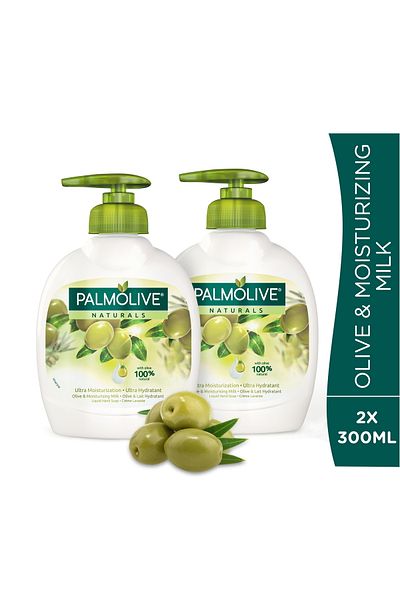 Palmolive Olive & Moisturizing Milk Liquid Handwash Value Pack 2 x 300 ml