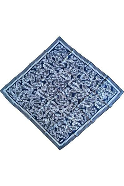 Armine Μεταξωτό κασκόλ Tivil 9208-83 Navy Blue Mixed Pattern