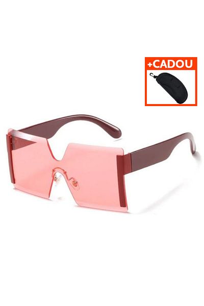 REDz Accessories Sunglasses, Women, Oversize, Royal Model, UV400 Protection, Red