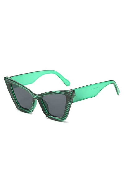 REDz Accessories Sunglasses, Boho Cat-Eye, Fashion, UV400 Protection, Green