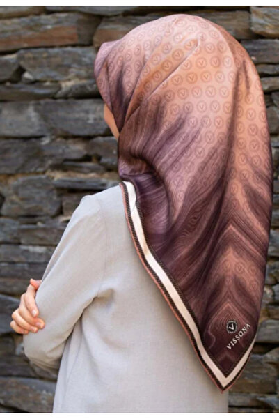 Vissona Μεταξωτό μαντήλι Tivil 10659 - 2 - 0012 Μικτό σχέδιο ροζ