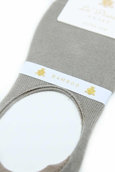 La Pescara Μπεζ Ultra Luxury Invisible Bamboo Ανδρικές κάλτσες CRP377