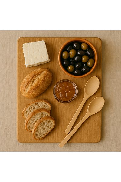 TAHAHAMAK Wooden Spoon 25 Cm, Beech 25X5 cm 2 Pieces