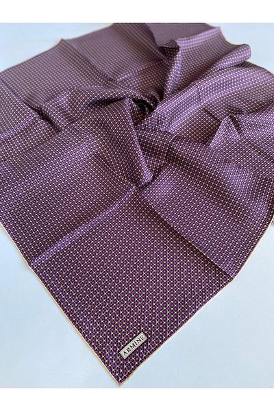 Armine Μεταξωτό Φουλάρι 2025 Χειμώνας - 9210-83 Plum Twill