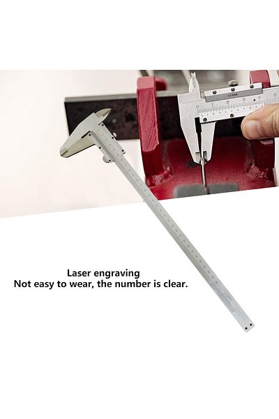 DEFAONS Vernier Caliper 0-300mm Carbon Steel Precision Measuring Tool for External, Internal, Depth