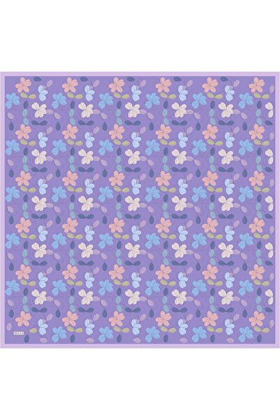 Belli Μεταξωτό μαντήλι Tivil 4045 - 33 Μωβ Μικτό σχέδιο