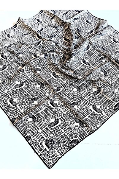 Vissona Eșarfă de mătase Tivil 51717 - 2 - 0002 - 0001 Model mixt alb