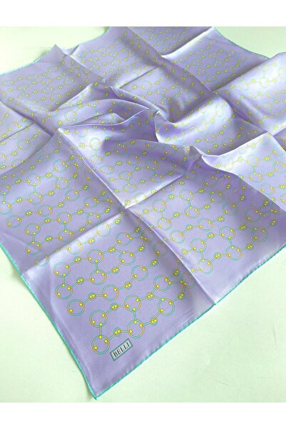 Belli Eșarfă de mătase Tivil 4109 - 51 Model mixt liliac