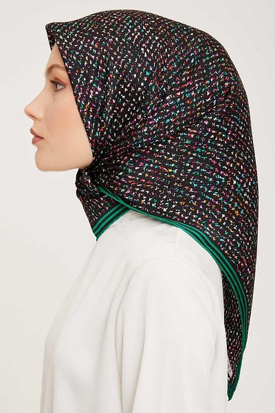 Armine Nostalgia Tivil Silk 9013-05 Μαύρο Μικτό Μοτίβο