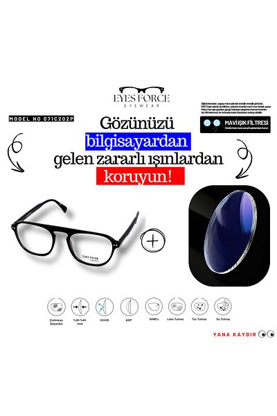Eyes Force Bluecat Glasses 071C