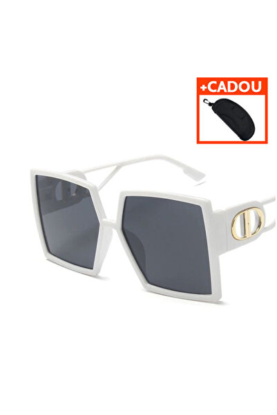 REDz Accessories Ochelari de soare supradimensionați, damă, lentile pătrate, ...