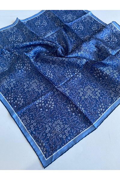 Silk Home Μεταξωτό φουλάρι Tivil 11464-21 Μπλε Μικτό Σχέδιο