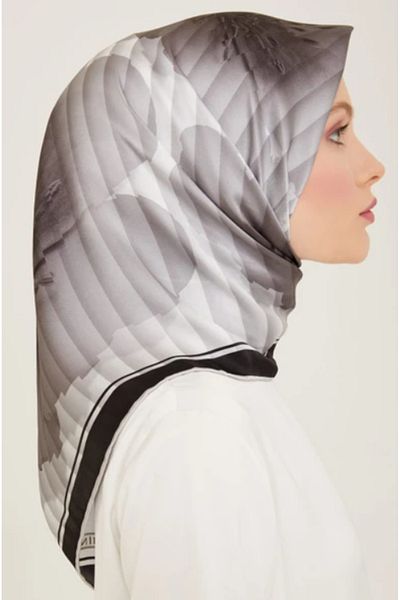 Armine Nostalgia Tivil Ipek 9100-07 Gri Model Mixt