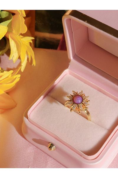 Reorah Collection Rapunzel Sun Fidget Ring - Comfortable Design for Children