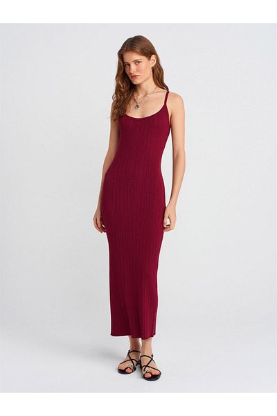 Dilvin Knitwear Stretch Dress